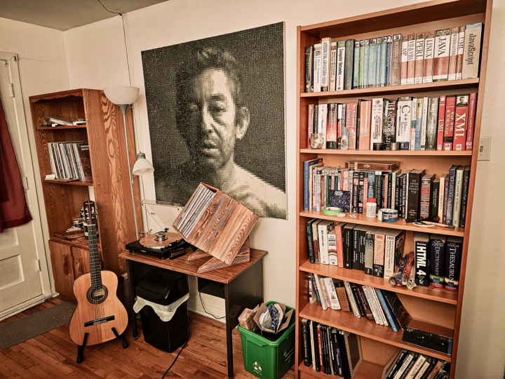 Painting — Gainsbourg, No. III (2007), by Seraf Dos Santos