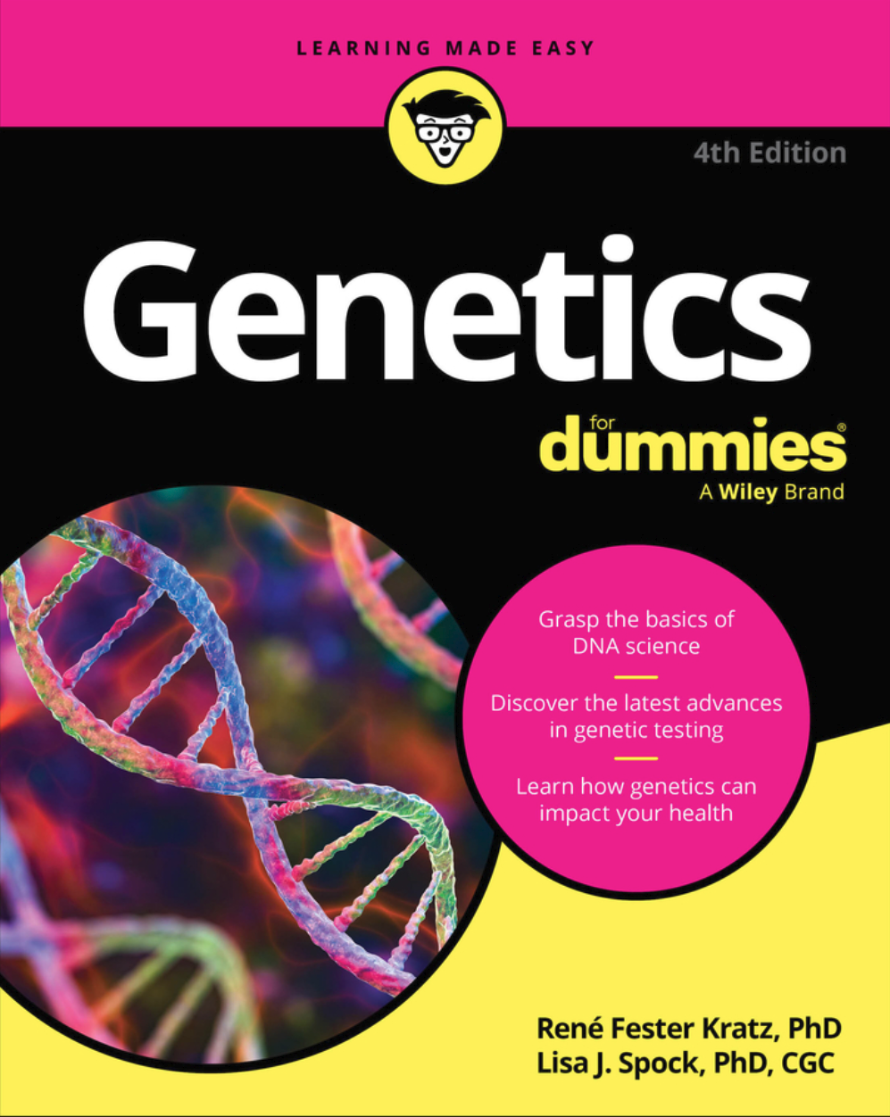 Genetics for Dummies Book Cover