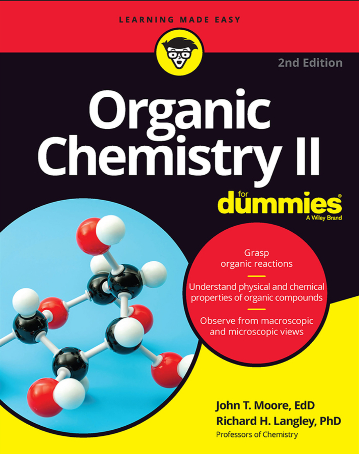 Organic Chemistry II for Dummies Book Cover
