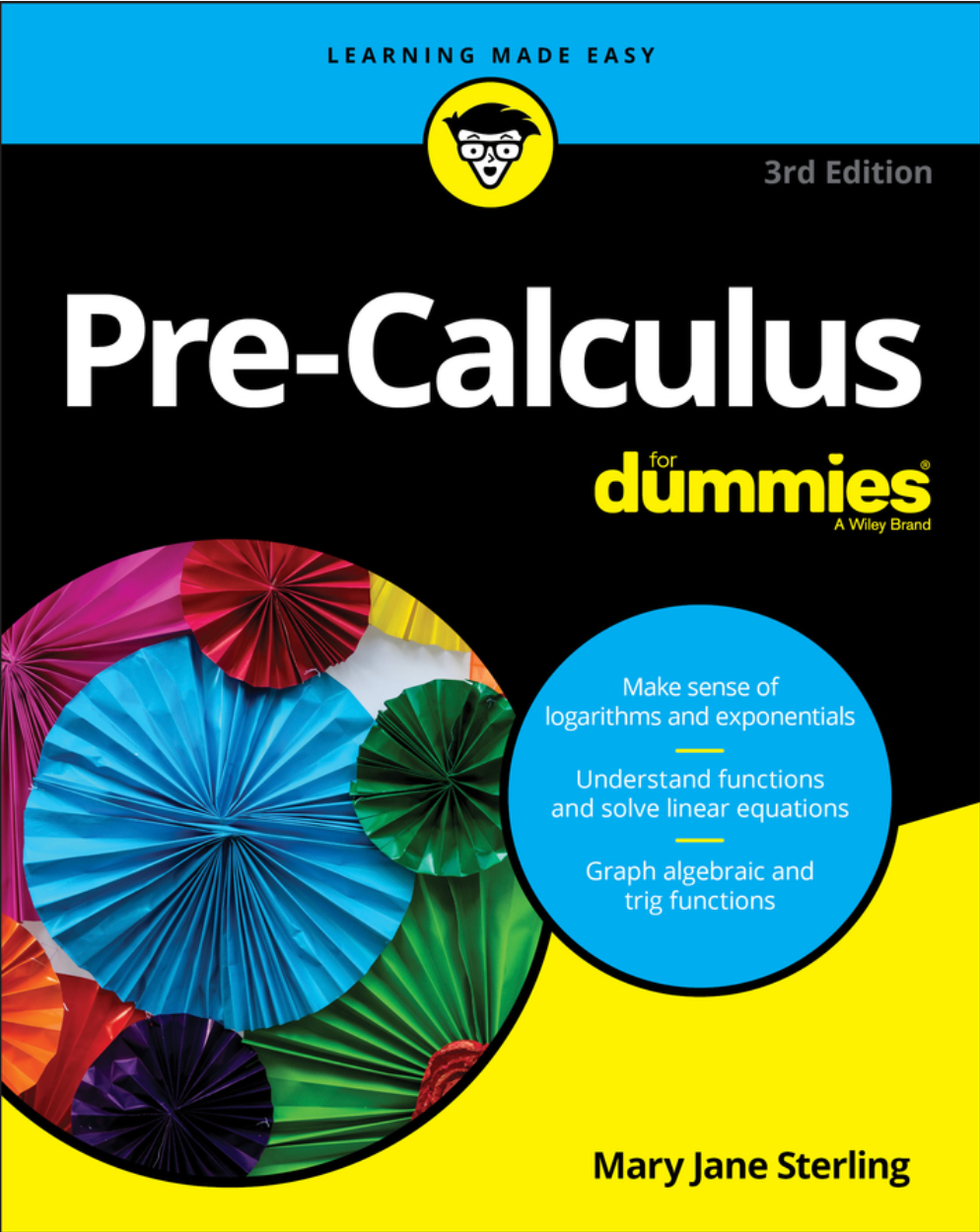 Pre-Calculus for Dummies Book Cover