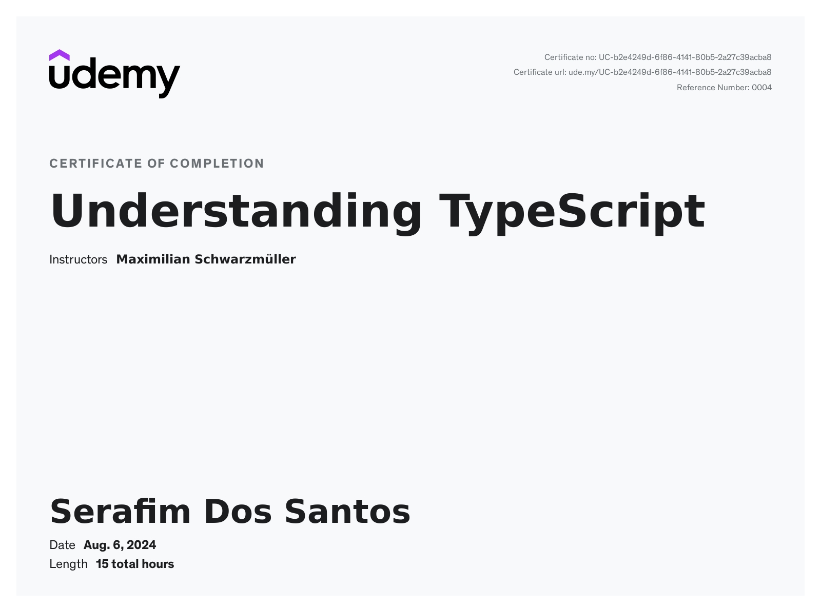 Understanding TypeScript certificate